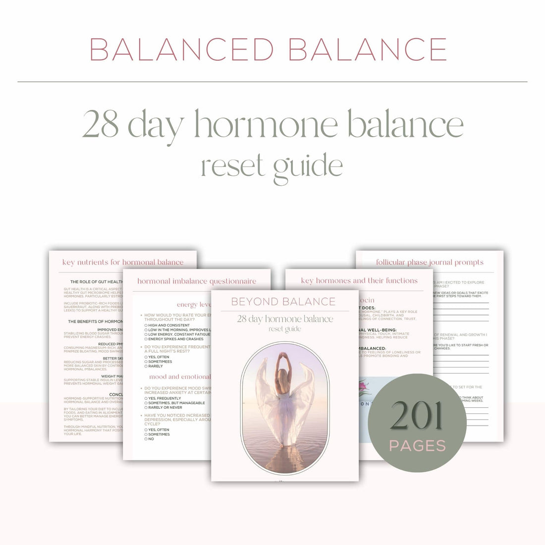 BEYOND BALANCE: 28 DAY HORMONE BALANCE RESET GUIDE