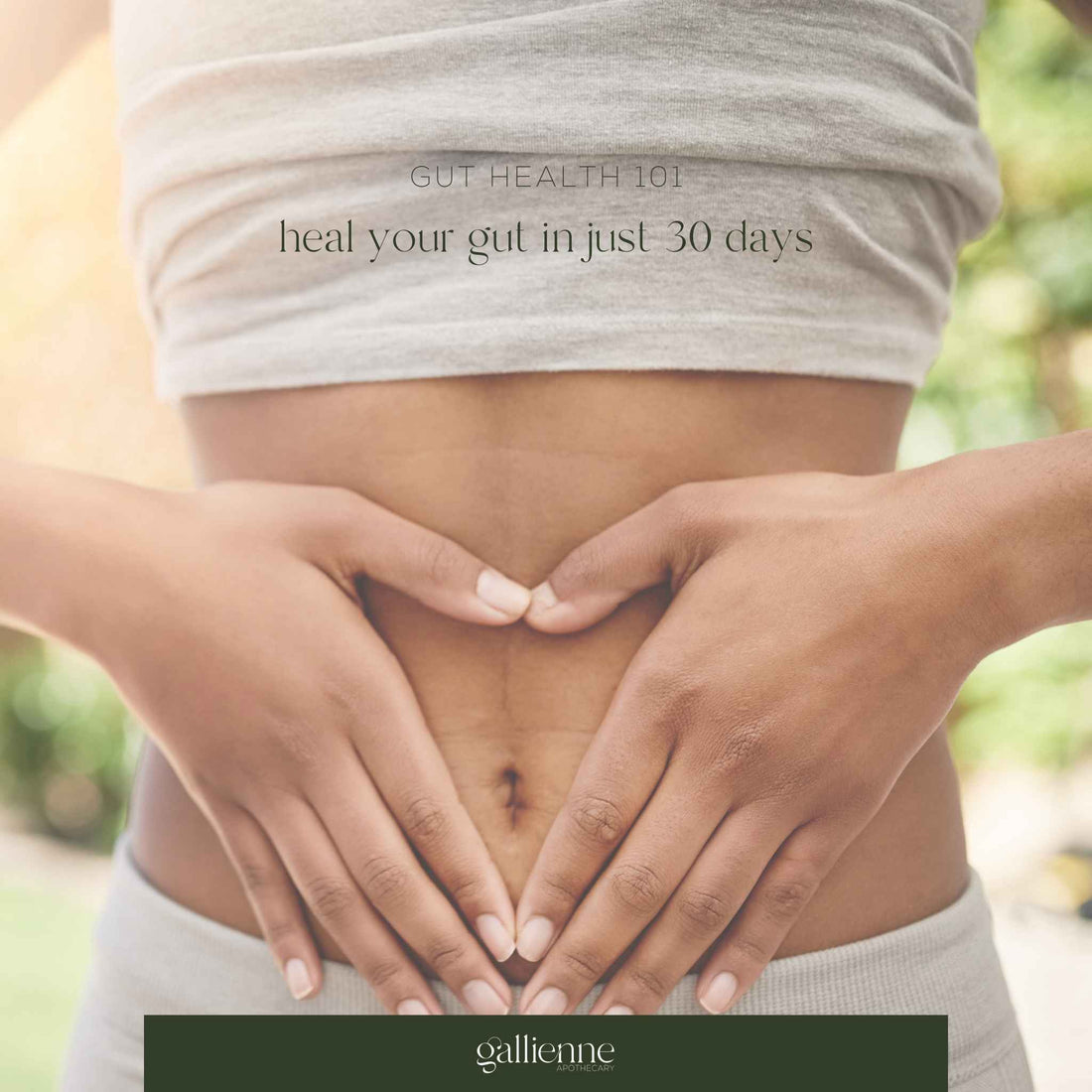 GUT HEALTH 101 - HEAL YOUR GUT IN 30 DAYS E-BOOK