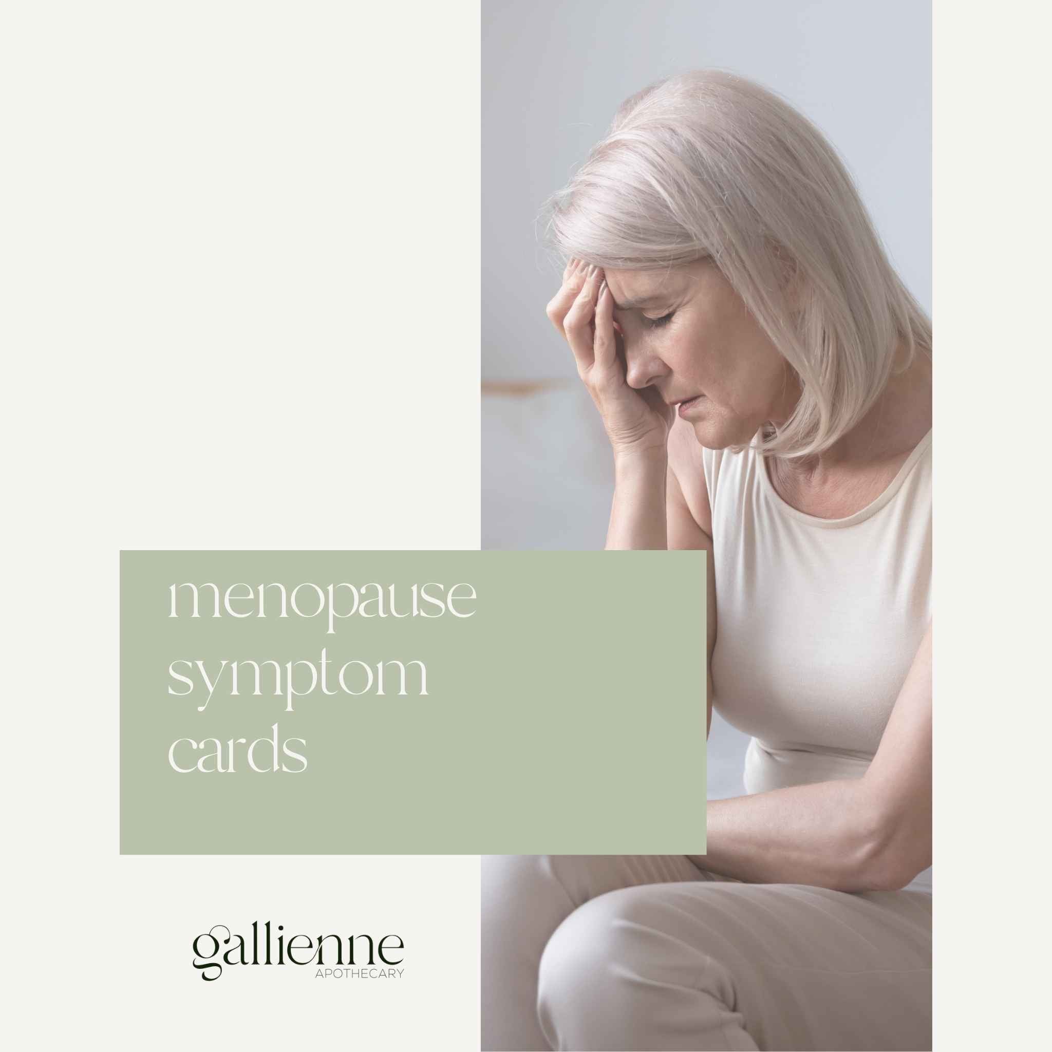 MENOPAUSE MOMENTS: A MENOPAUSE SYMPTOM CARD DECK